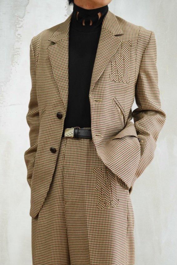 MASU VARSITY TAILORED JACKET(BROWN) 44新品 MASU（エムエーエスユー）のVARSITY TAILORED JACKET BROWNの