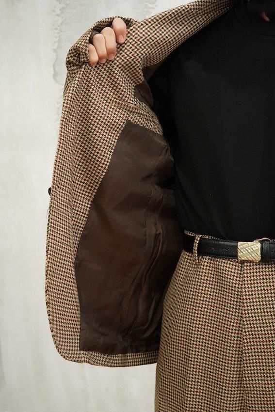 MASU VARSITY TAILORED JACKET(BROWN) 44新品 MASU（エムエーエスユー）のVARSITY TAILORED JACKET BROWNの