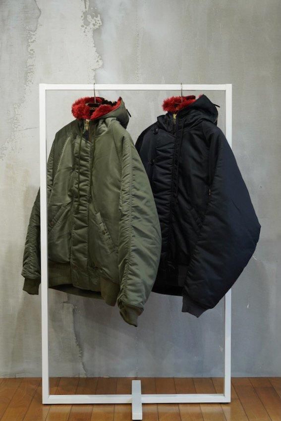 PETAL MOUTH HOOD BOMBER JACKET - IDIOME | ONLINE SHOP 熊本の