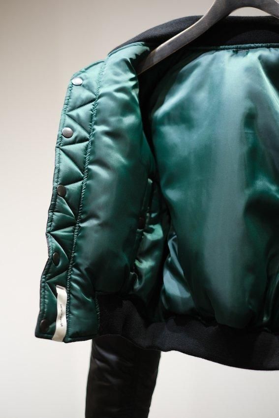 BOMBER WITH NO BIJOU - IDIOME | ONLINE SHOP 熊本のセレクト