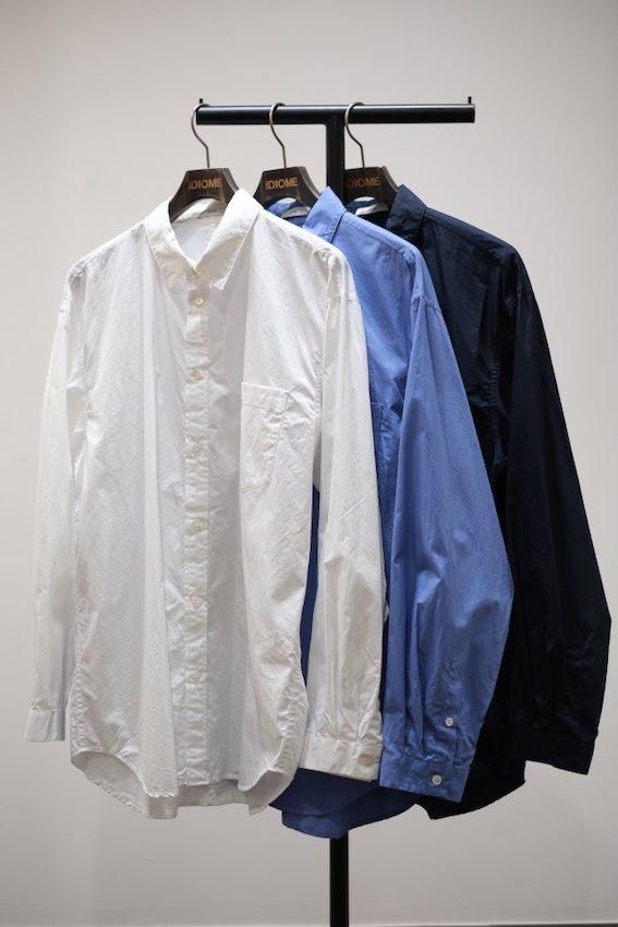 SUVIN BROAD WASHED SHIRT - IDIOME | ONLINE SHOP 熊本の