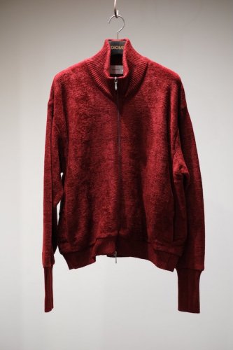 Drivers knit jacket-Mole yarn red<img class='new_mark_img2' src='https://img.shop-pro.jp/img/new/icons14.gif' style='border:none;display:inline;margin:0px;padding:0px;width:auto;' />