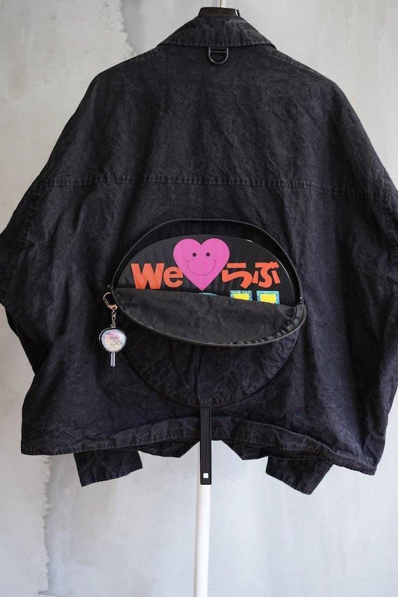 【大人気】イチ タイプライター ビッグポケット フードコート ブラック 秋 OSHI-KATSU” POCKET JACKET - IDIOME | ONLINE SHOP 熊本の