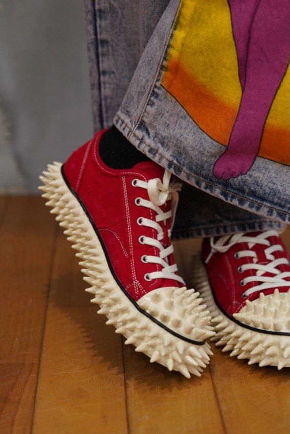 SPIKY CANVAS SNEAKER - IDIOME | ONLINE SHOP 熊本のセレクト
