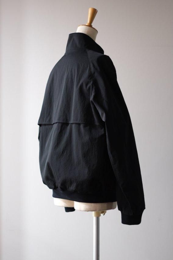 HIGH TWIST NYLON HARRINGTON JACKET - IDIOME | ONLINE SHOP 熊本の