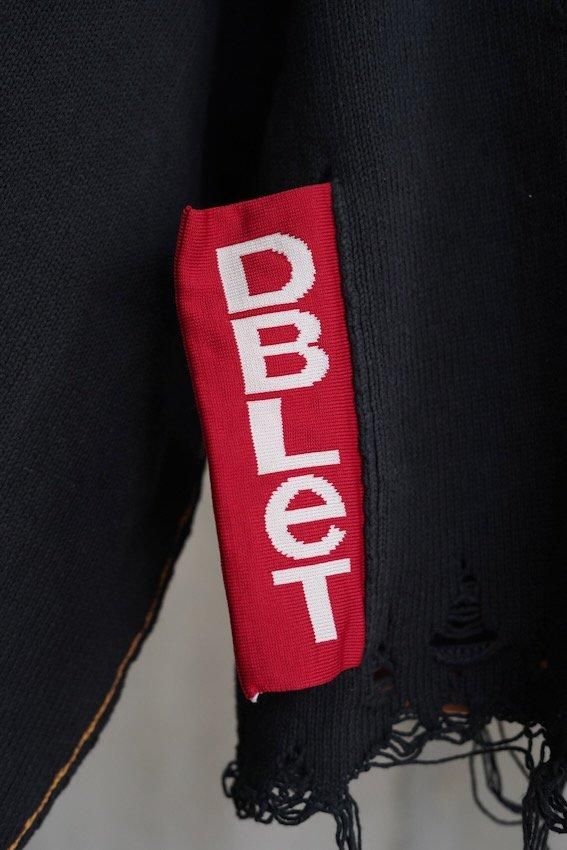 RECYCLE DENIM YARN CARDIGAN (BLACK) - IDIOME | ONLINE SHOP