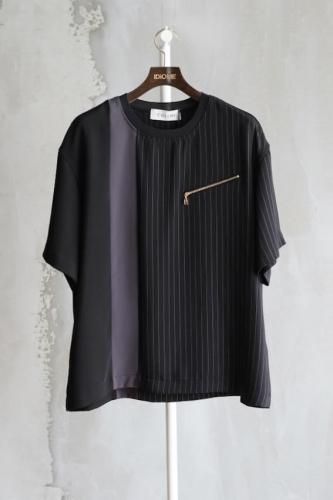 Double Satin Bi Color Pullover<img class='new_mark_img2' src='https://img.shop-pro.jp/img/new/icons14.gif' style='border:none;display:inline;margin:0px;padding:0px;width:auto;' />
