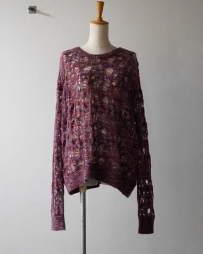 MOHAIR KNIT (BORDEAUX)<img class='new_mark_img2' src='https://img.shop-pro.jp/img/new/icons14.gif' style='border:none;display:inline;margin:0px;padding:0px;width:auto;' />