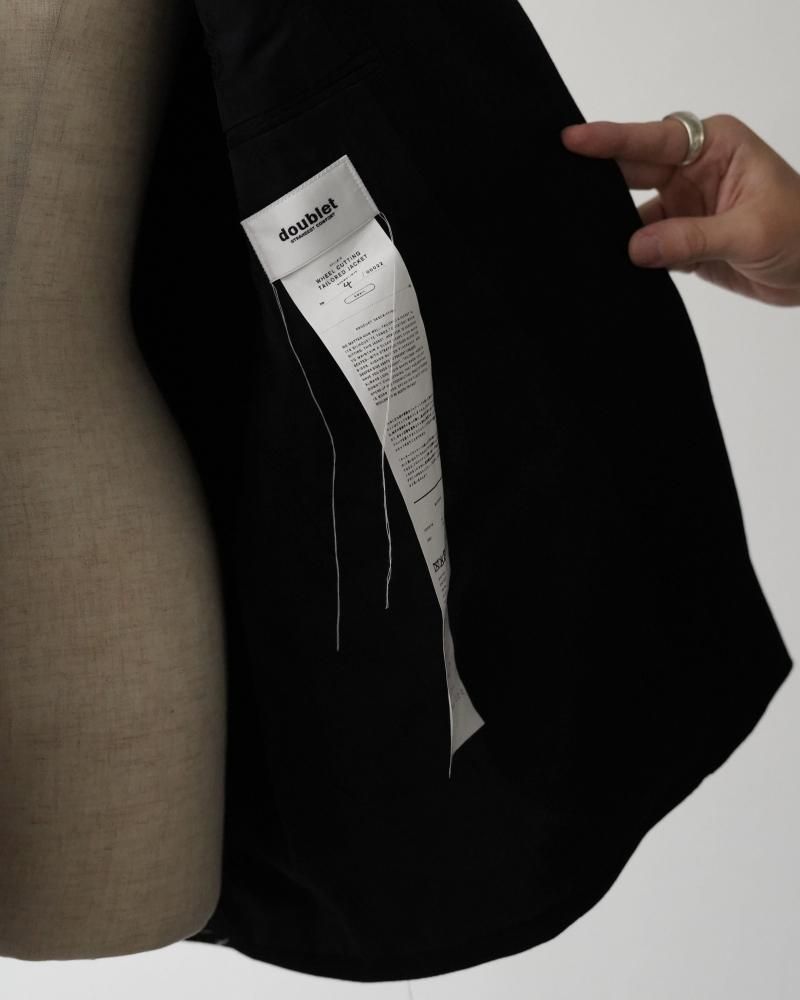 WHEEL CUTTING TAILORED JACKET - IDIOME | ONLINE SHOP 熊本の