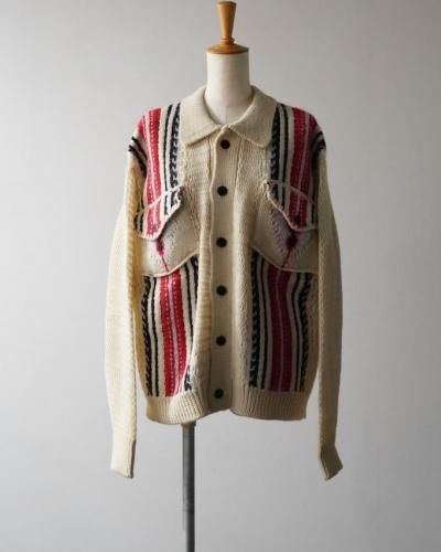 Mesh knit jacket<img class='new_mark_img2' src='https://img.shop-pro.jp/img/new/icons14.gif' style='border:none;display:inline;margin:0px;padding:0px;width:auto;' />