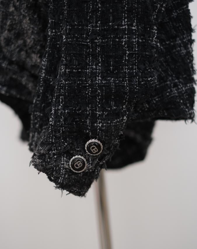 ジャケット・アウター doublet TWISTED CUTTING TWEED DYED JKT TWISTED CUTTING TWEED DYED JACKET - IDIOME | ONLINE SHOP 熊本の