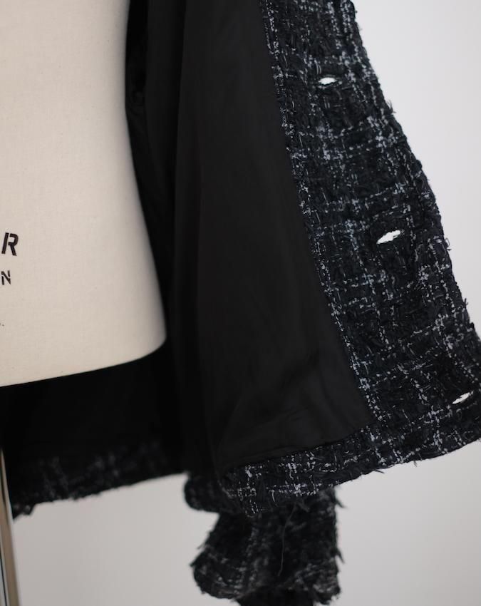 ジャケット・アウター doublet TWISTED CUTTING TWEED DYED JKT TWISTED CUTTING TWEED DYED JACKET - IDIOME | ONLINE SHOP 熊本の