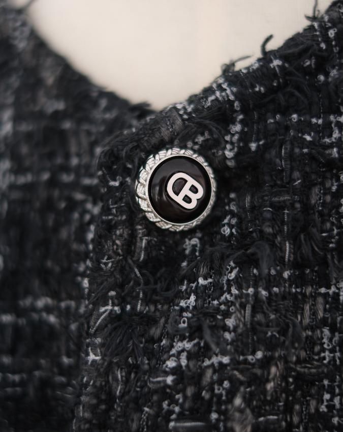 TWISTED CUTTING TWEED DYED JACKET - IDIOME | ONLINE SHOP 熊本の