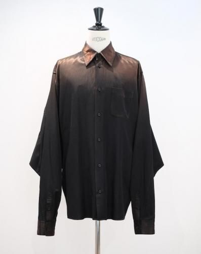 SUN-FADE SATIN SHIRT bk<img class='new_mark_img2' src='https://img.shop-pro.jp/img/new/icons14.gif' style='border:none;display:inline;margin:0px;padding:0px;width:auto;' />
