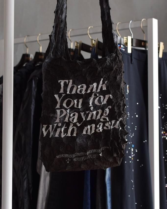 25AW MASU SPIKY NEWTON BAG(BLACK) スパイキー 2025AW】 MASU (マス/エムエーエスユー) 