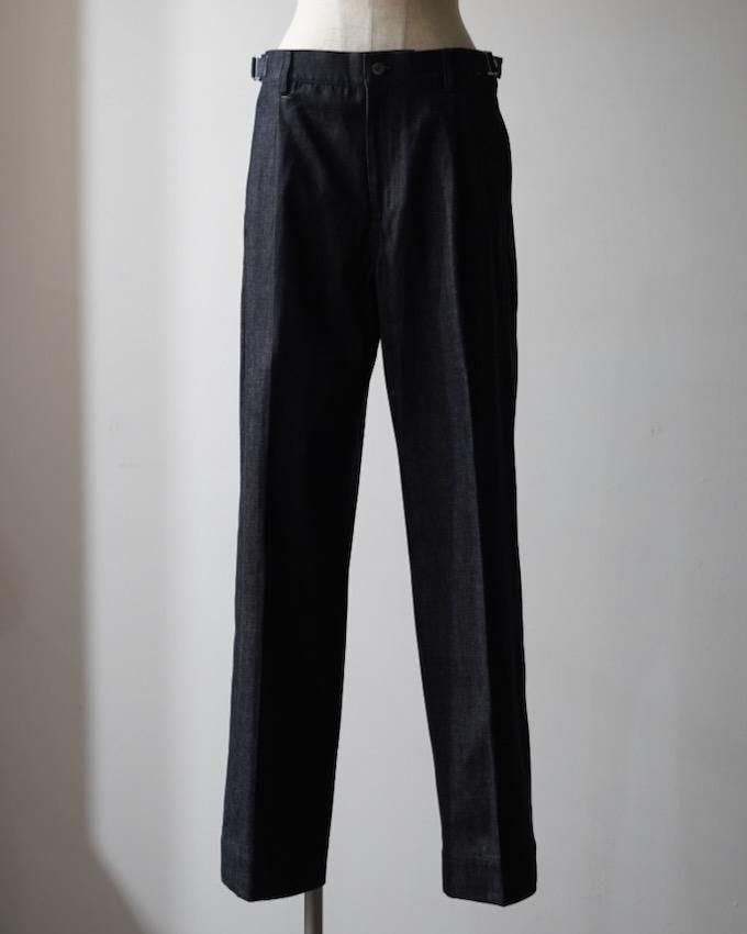 STRAIGHT DENIM TROUSERS - IDIOME | ONLINE SHOP 熊本の