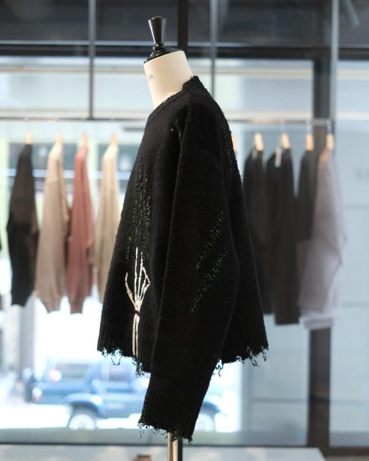 トップス doublet skelton scratch ds knit M SKELTON SCRATCH KNIT PULLOVER - IDIOME | ONLINE SHOP 熊本の