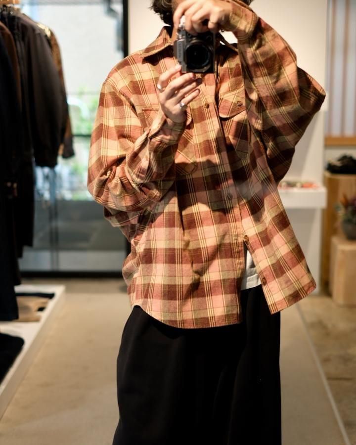 FADE CHECK SHIRT - IDIOME | ONLINE SHOP 熊本のセレクトショップ