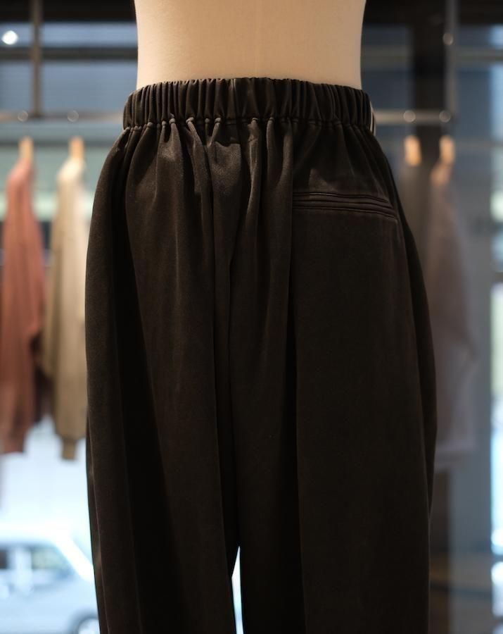 FADED BLACK TRACK PANTS - IDIOME | ONLINE SHOP 熊本のセレクトショップ