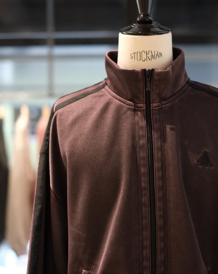 FADED BLACK TRACK JACKET - IDIOME | ONLINE SHOP 熊本のセレクトショップ