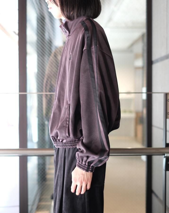 FADED BLACK TRACK JACKET - IDIOME | ONLINE SHOP 熊本のセレクトショップ