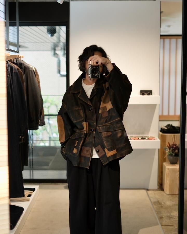 PATCHWORK LEATHER JACKET - IDIOME | ONLINE SHOP 熊本のセレクトショップ
