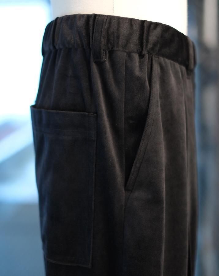 VELVET PANTS bk - IDIOME | ONLINE SHOP 熊本のセレクトショップ