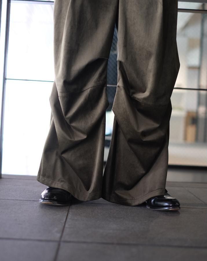 VELVET PANTS khaki - IDIOME | ONLINE SHOP 熊本のセレクトショップ