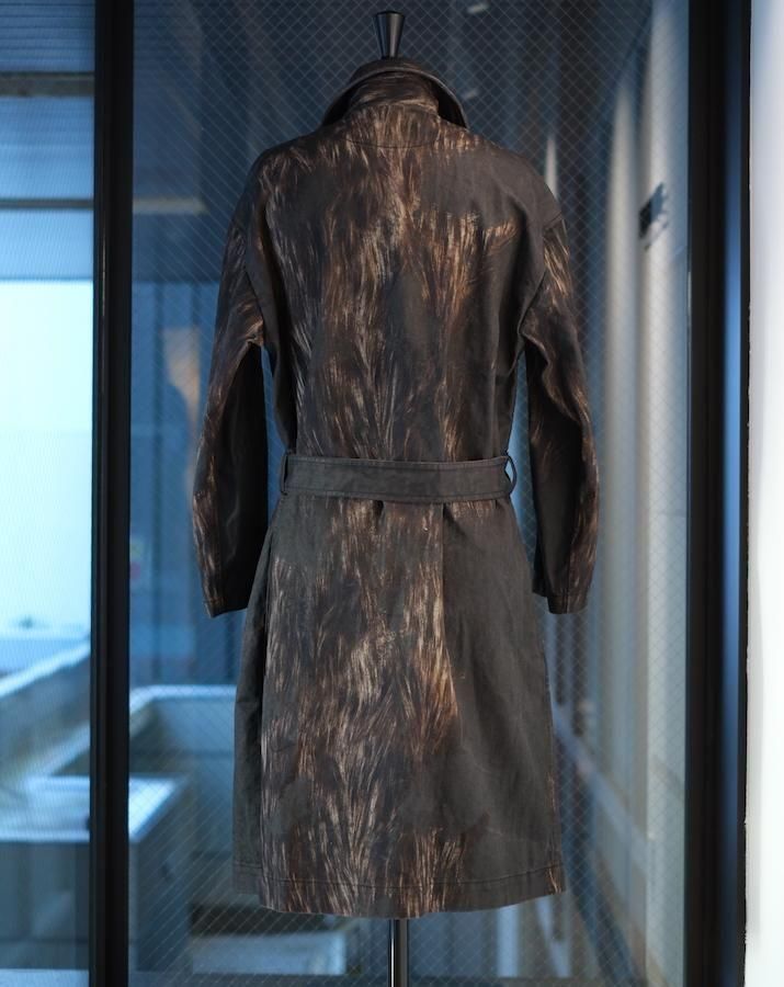 美品　DAISUKE OBANA PE CHESTER COAT ブラック DOUBLE LAYERED COAT ATHENA IN BLACK | Shopthelook
