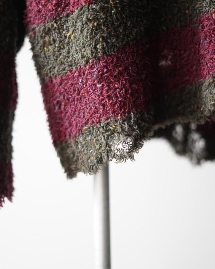 RECYCLED WOOL STRIPE KNIT - IDIOME | ONLINE SHOP 熊本のセレクト