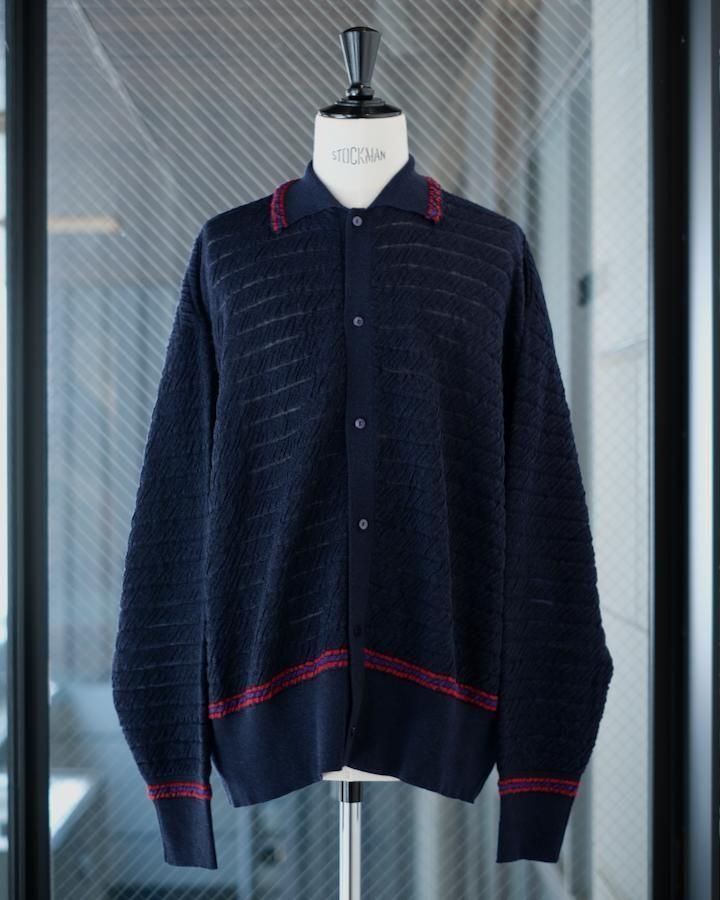 Wrinkled Polo Cardigan nv - IDIOME | ONLINE SHOP 熊本のセレクト