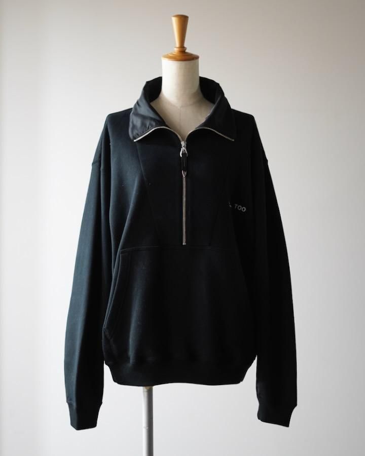 むぎ 様 dop Half zip nylon sweatshirt (BLACK) - IDIOME | ONLINE SHOP