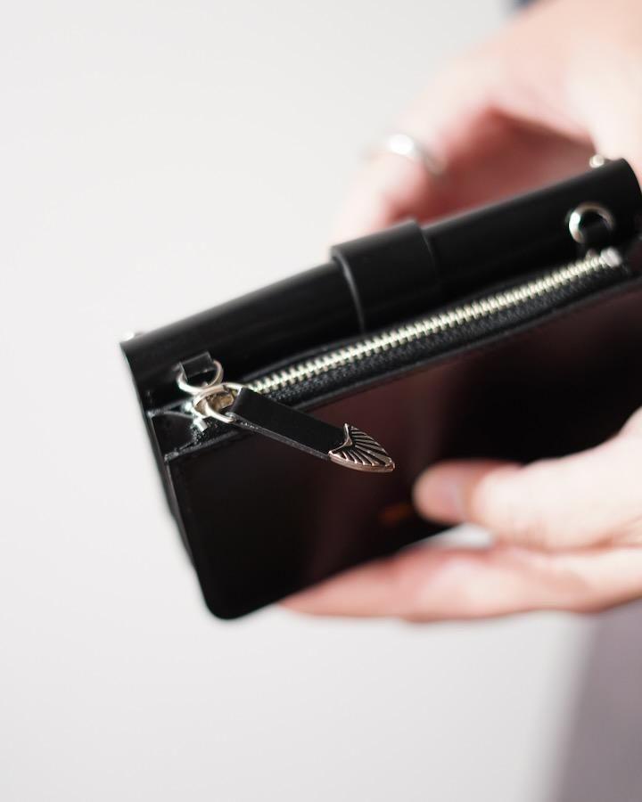 Chain leather wallet studs - IDIOME | ONLINE SHOP 熊本のセレクト