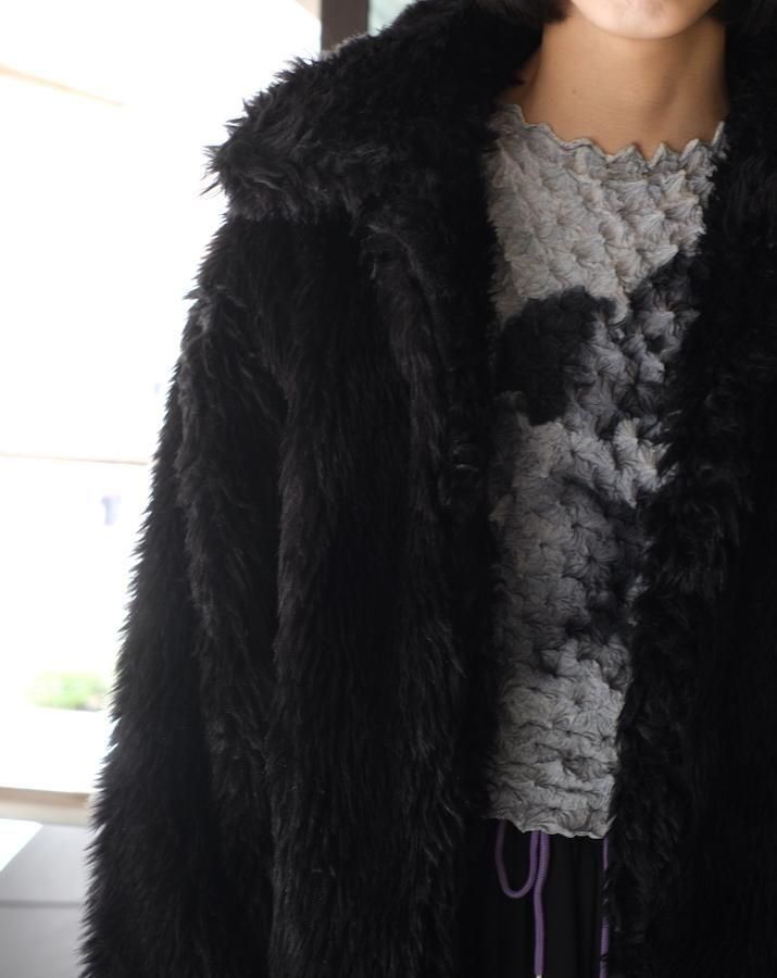 ✰ヒューストン■黒 ✨ファースペア付き◉モッズコート✨【新品未使用】 ファー付き モッズ風ダウン ママコート | スウィートマミー本店