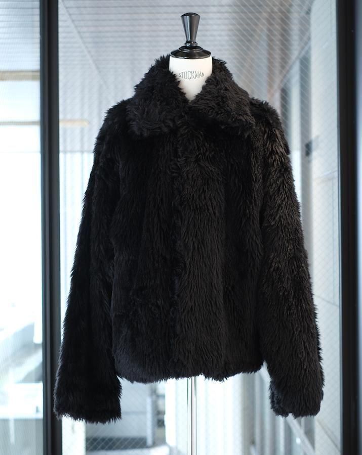 SINISTER MOUTH FAUX FUR JACKET bk - IDIOME | ONLINE SHOP 熊本の