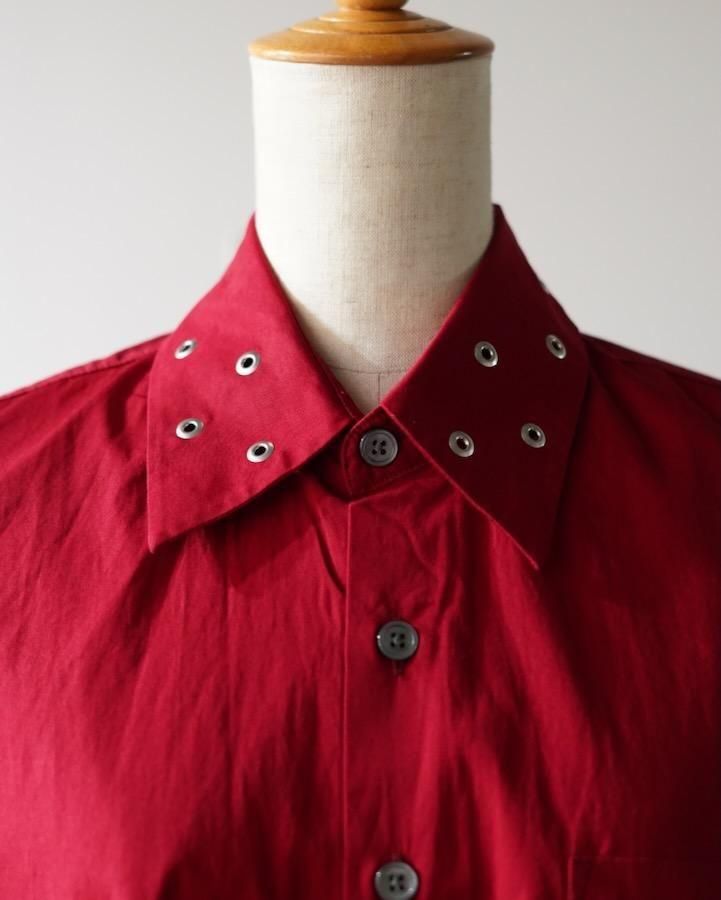 トップス OUR LEGACY Above shirt LIPSTICK POPLIN Our Legacy - Above Shirt Lipstick Red Super Poplin