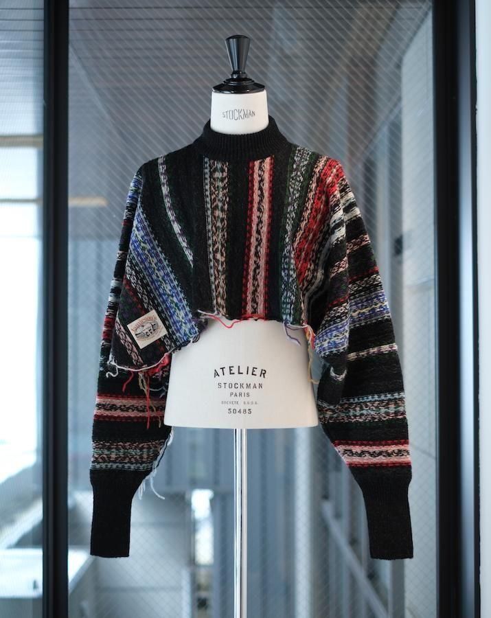キュウソネコカミ ブルゾンジャケット XL❶サバシスター※HEY-SMITH Jumper-ish Scarf-Jamieson's×KotaGushiken bk/wh - IDIOME