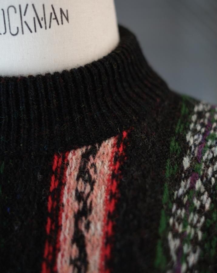 Jumper-ish Scarf-Jamieson's×KotaGushiken gray/red - IDIOME