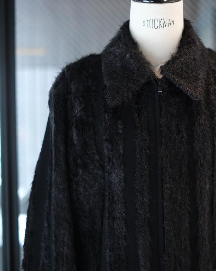 FUR TWEED ZIP BLOUSON - IDIOME | ONLINE SHOP 熊本のセレクト