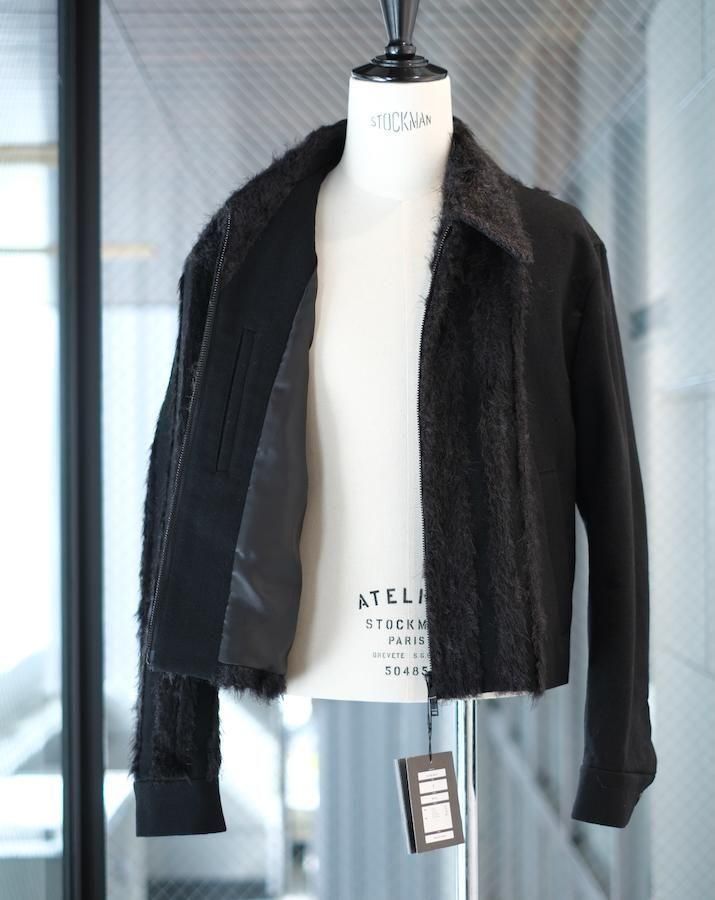 FUR TWEED ZIP BLOUSON - IDIOME | ONLINE SHOP 熊本のセレクトショップ