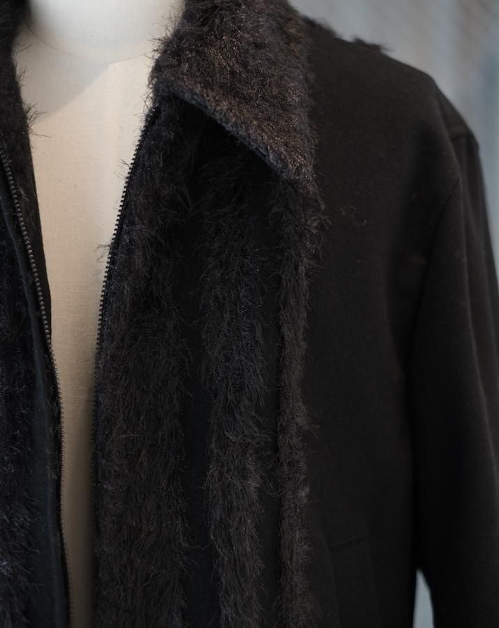FUR TWEED ZIP BLOUSON - IDIOME | ONLINE SHOP 熊本のセレクト