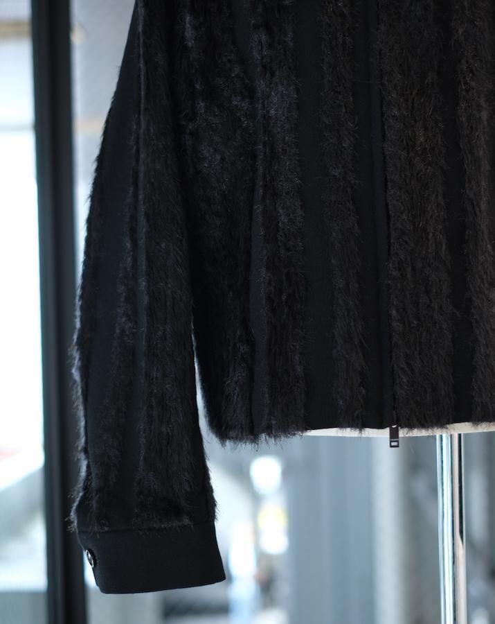 ジャケット・アウター tweed fur  jacket&pocket fur FUR TWEED ZIP BLOUSON - IDIOME | ONLINE SHOP 熊本のセレクト