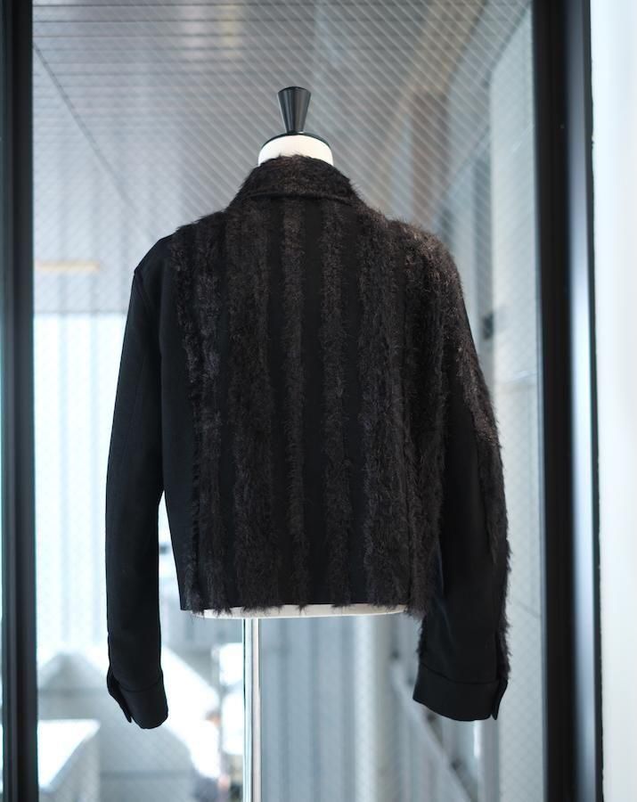FUR TWEED ZIP BLOUSON - IDIOME | ONLINE SHOP 熊本のセレクト