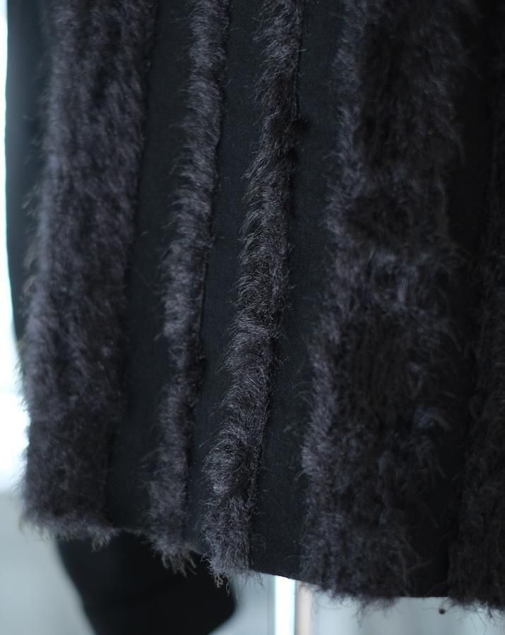 FUR TWEED ZIP BLOUSON - IDIOME | ONLINE SHOP 熊本のセレクト