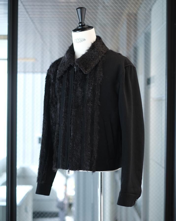 ジャケット・アウター tweed fur  jacket&pocket fur FUR TWEED ZIP BLOUSON - IDIOME | ONLINE SHOP 熊本のセレクト