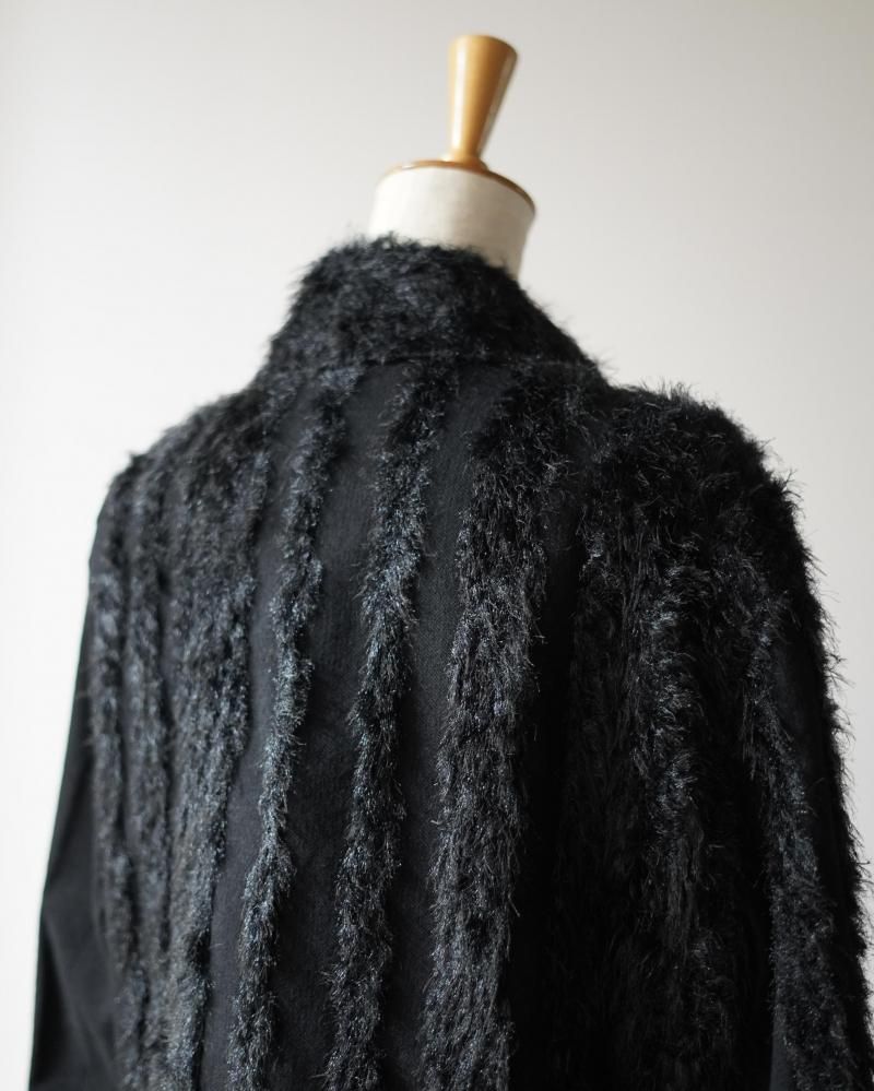 FUR TWEED ZIP BLOUSON - IDIOME | ONLINE SHOP 熊本のセレクト