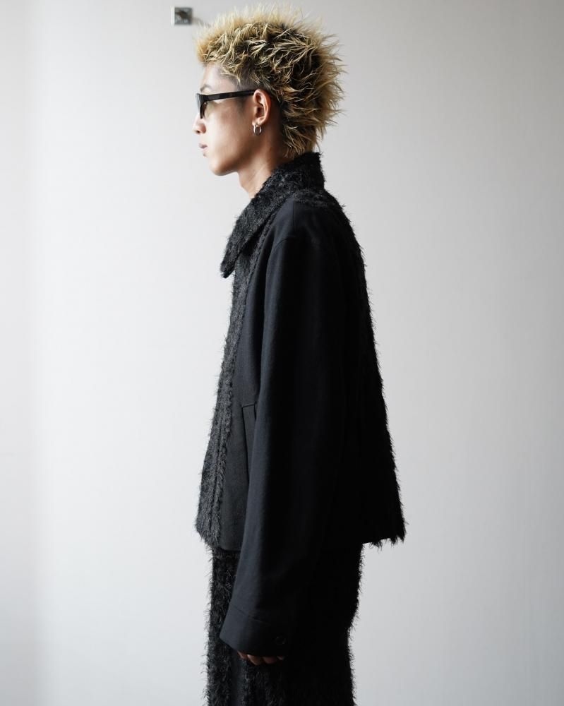 FUR TWEED ZIP BLOUSON - IDIOME | ONLINE SHOP 熊本のセレクトショップ