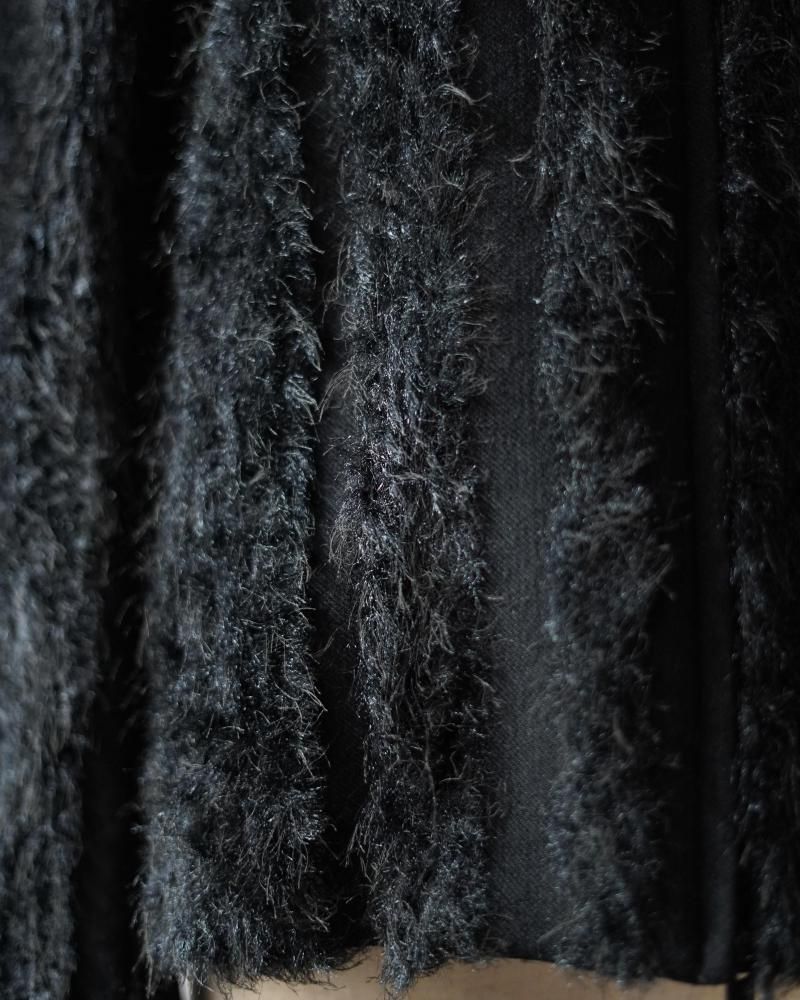 FUR TWEED ZIP BLOUSON - IDIOME | ONLINE SHOP 熊本のセレクト