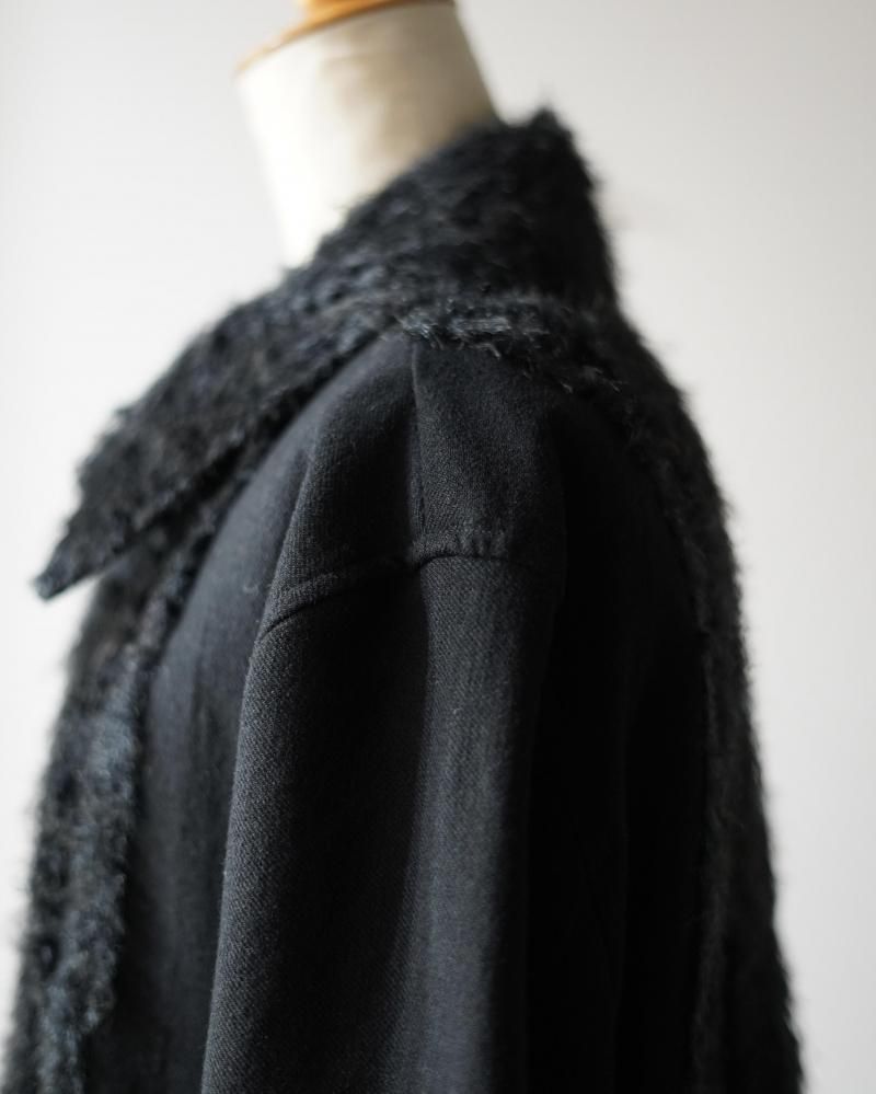 ジャケット・アウター tweed fur  jacket&pocket fur FUR TWEED ZIP BLOUSON - IDIOME | ONLINE SHOP 熊本のセレクト