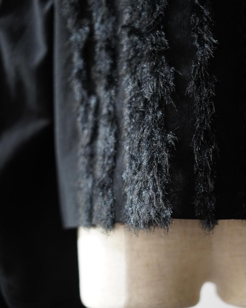 FUR TWEED ZIP BLOUSON - IDIOME | ONLINE SHOP 熊本のセレクト